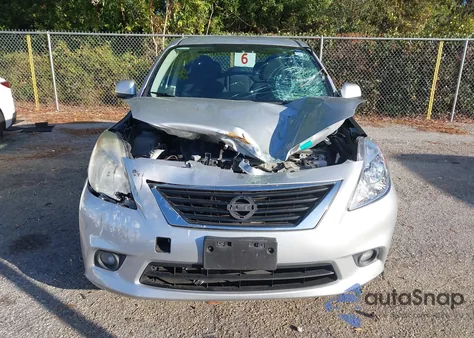 2012 Nissan Versa 1.6 Sl z USA, uszkodzony, nr VIN 3N1CN7APXCL849050